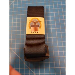 Rigger Belt Black Size 44 Military Style Web Tactical Mens Work Belt Accessory